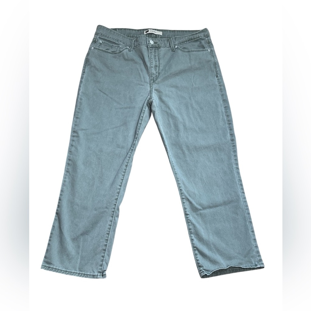 Levi’s Mid Rise Skinny Denim Jeans Sage Green Size 16